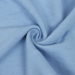 Ткань Футер 3-х нитка, Петля, цвет Светло-Голубой (на отрез)  в Шуя