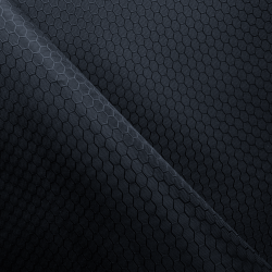 Ткань Оксфорд 300D PU Рип-Стоп СОТЫ, цвет Черный (на отрез)  в Шуя