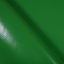 Ткань ПВХ 450 гр/м2, Зелёный (Ширина 160см), на отрез  в Шуя