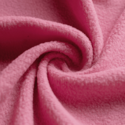 Флис Односторонний 130 гр/м2, цвет Розовый (на отрез)  в Шуя