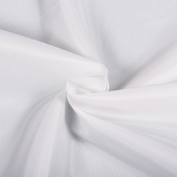 Ткань подкладочная Таффета 190Т, цвет Белый (на отрез)  в Шуя
