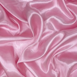 Ткань Атлас-сатин, цвет Розовый (на отрез)  в Шуя