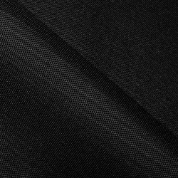 Прорезиненная ткань Оксфорд 600D ПВХ, Черный (на отрез)  в Шуя