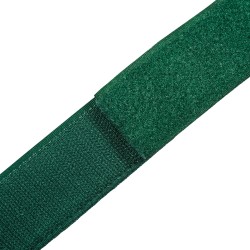 Контактная лента 40мм (38мм)  Зелёный (велькро-липучка, на отрез)  в Шуя