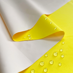 Водонепроницаемая Дышащая Мембранная ткань PU 10'000, цвет Жёлтый (на отрез)  в Шуя