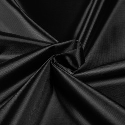 *Ткань Оксфорд 210D PU, цвет Черный (на отрез)  в Шуя