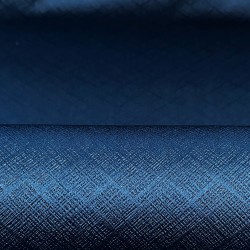 Ткань Блэкаут для штор светозатемняющая 100% &quot;Орнамент Синий&quot; (на отрез)  в Шуя
